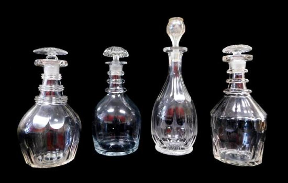 GLASS: FOUR 19TH/ EARLY 20TH C.
