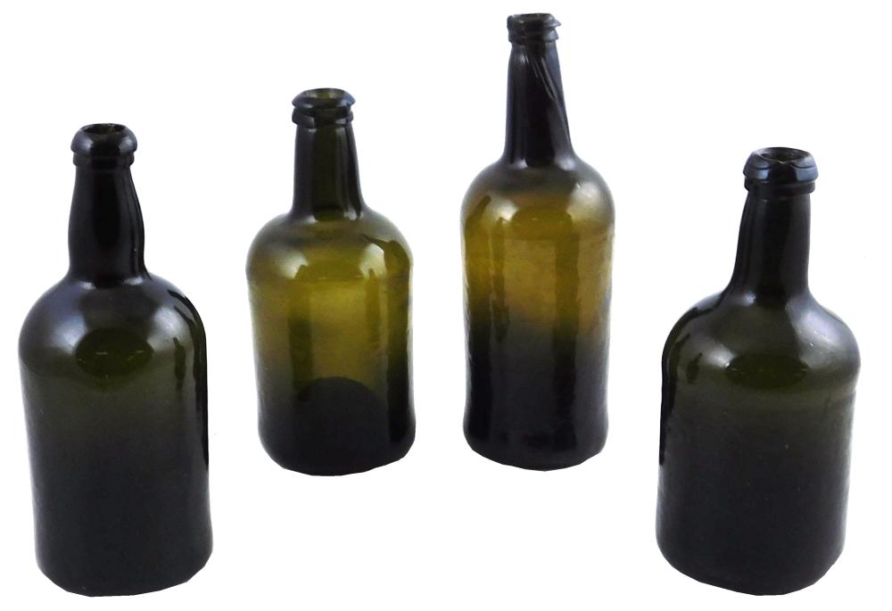 GLASS: FOUR BLACK GLASS