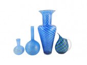 GLASS: FOUR PIECES OF ART GLAS