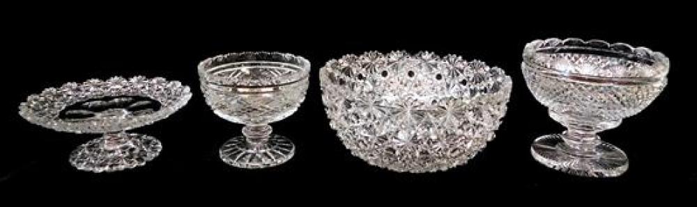 GLASS: FOUR PIECES OF CUT