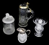 GLASS: FOUR PIECES OF HOLLOWWA