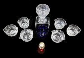 GLASS: GLASS TABLEWARE, NINE P