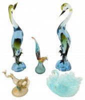 GLASS: GLASSWARE, MURANO, 20TH