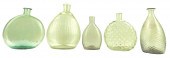 GLASS: GROUP OF FIVE CHESTNUT