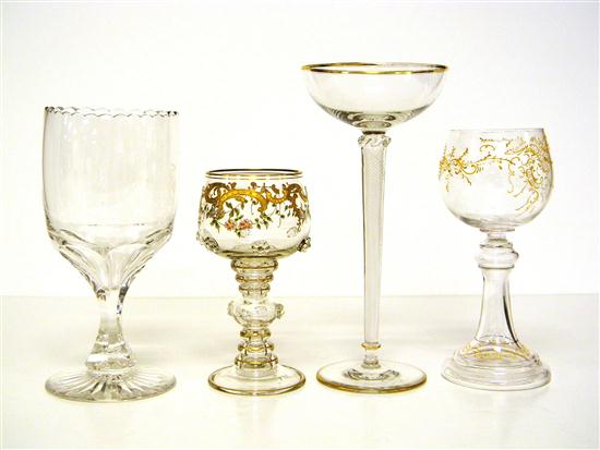 Glass including: two Continental