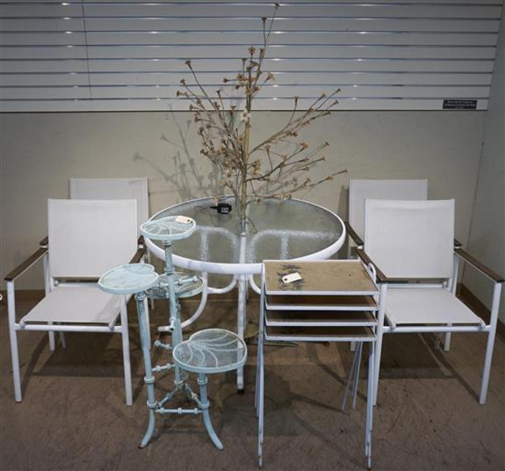 GLASS INSET ALUMINUM UMBRELLA