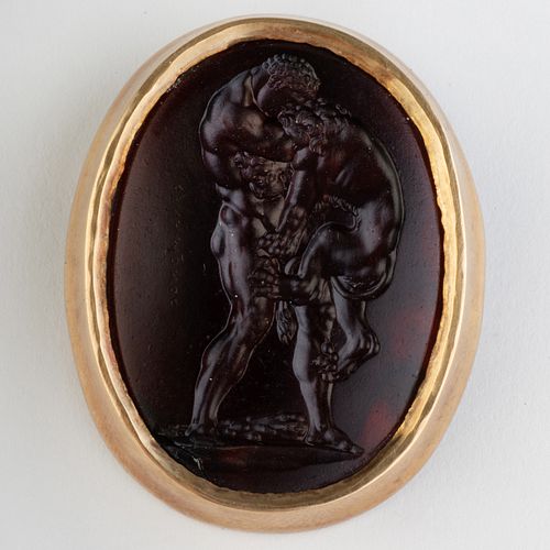 GLASS INTAGLIO BY TASSIE AFTER A