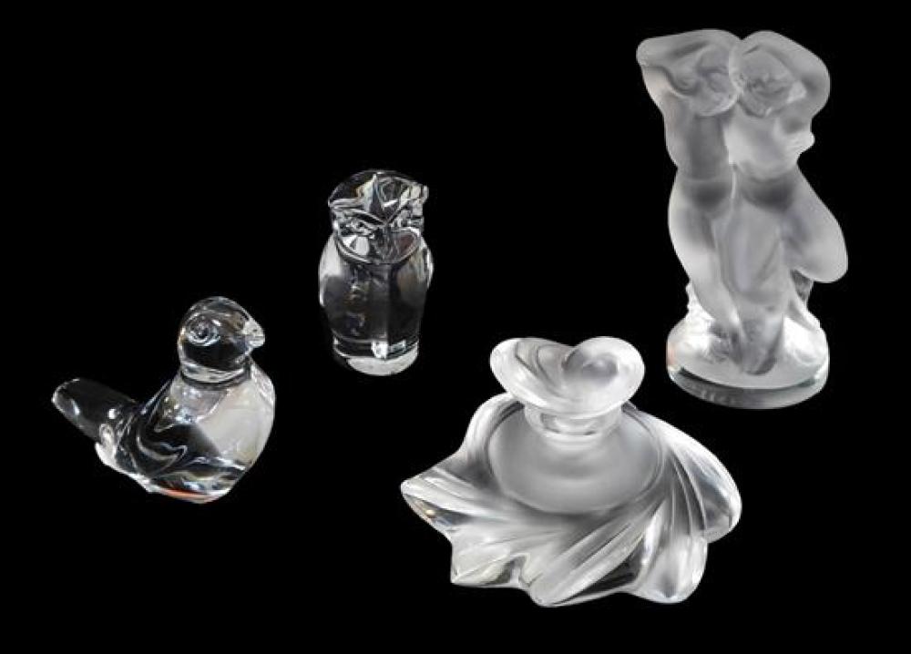GLASS: LALIQUE AND VILLEROY & BOCH,