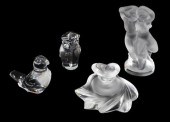 GLASS: LALIQUE AND VILLEROY &