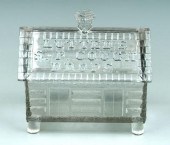 Glass Lutted's cough drop log