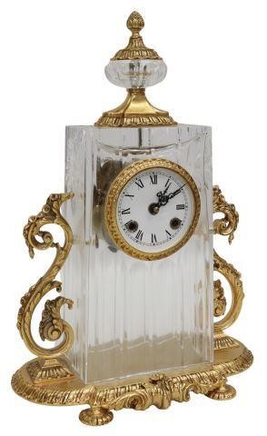 GLASS MANTEL SHELF CLOCK FRANZ