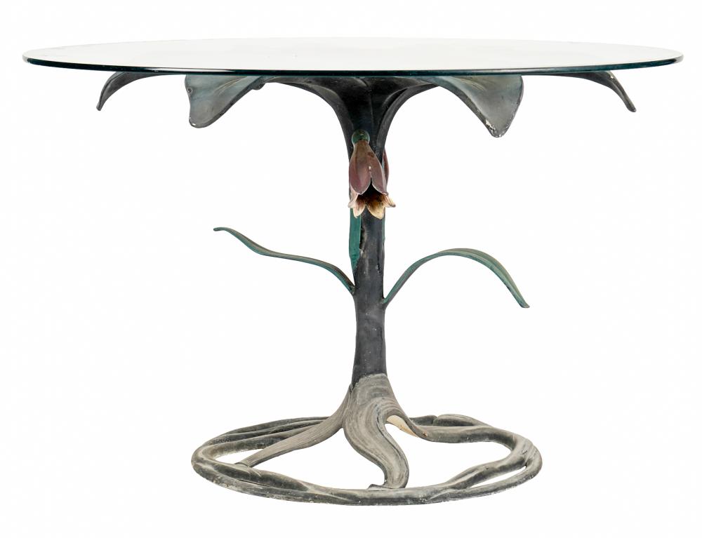 GLASS & PAINTED METAL FLORIFORM