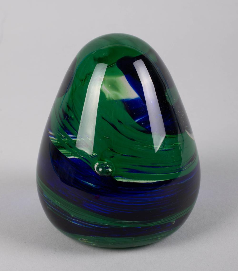 GLASS PAPERWEIGHT, BEACON OF ETHICS