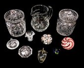 GLASS: PAPERWEIGHTS, BISCUIT J