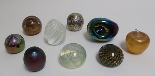 GLASS PAPERWEIGHTS IN ART NOUVEAU