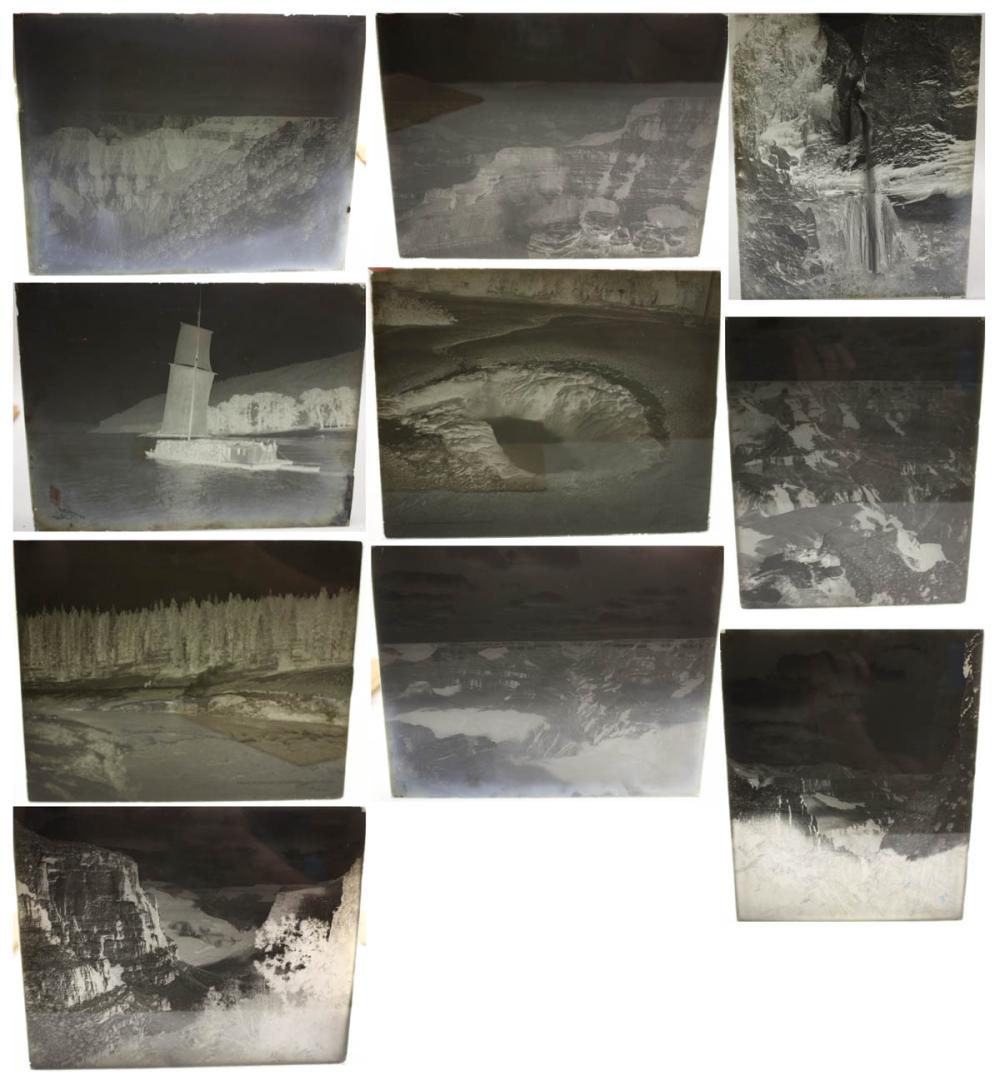 GLASS PHOTOGRAPHIC PLATESTEN
