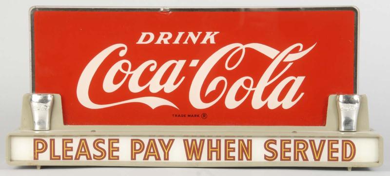Glass & Plastic Coca-Cola Counter