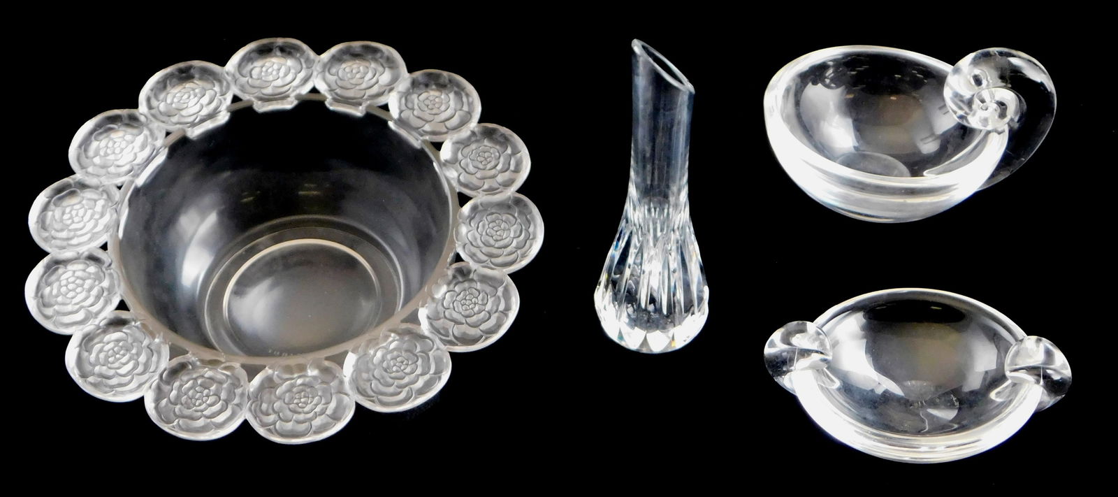 GLASS: RENE LALIQUE, STEUBEN AND