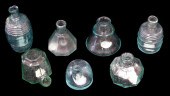 GLASS: SEVEN SMALL INKWELLS, 1
