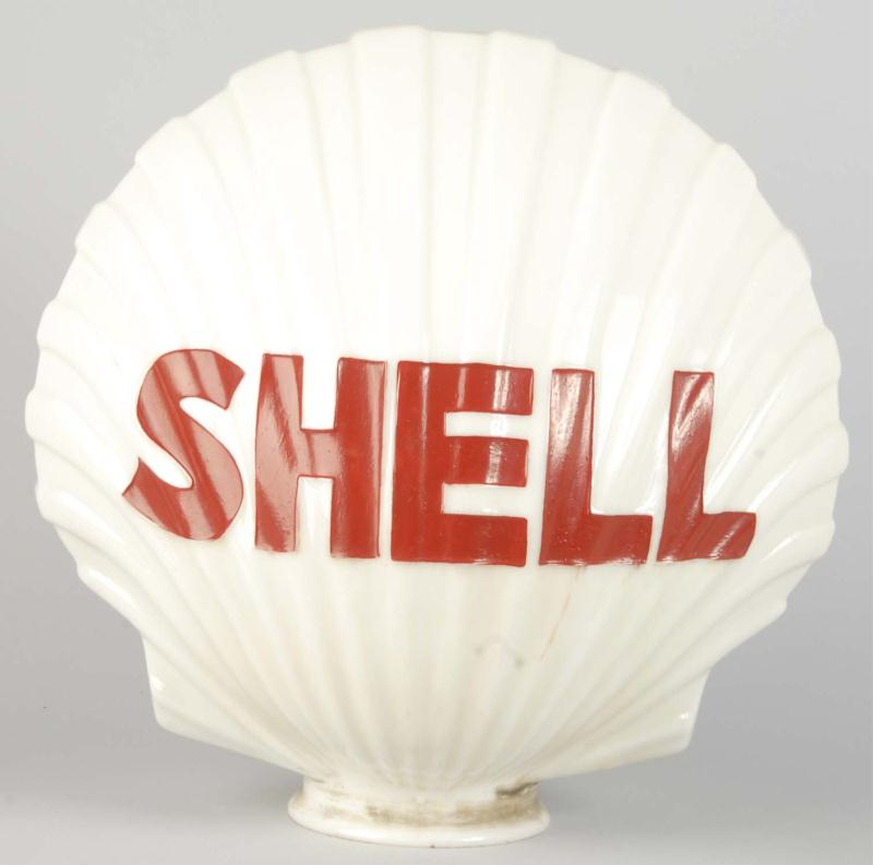 Glass Shell Oil Gasoline Globe. 