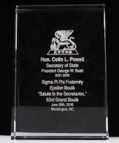 GLASS SIGMA PI PHI FRATERNITY