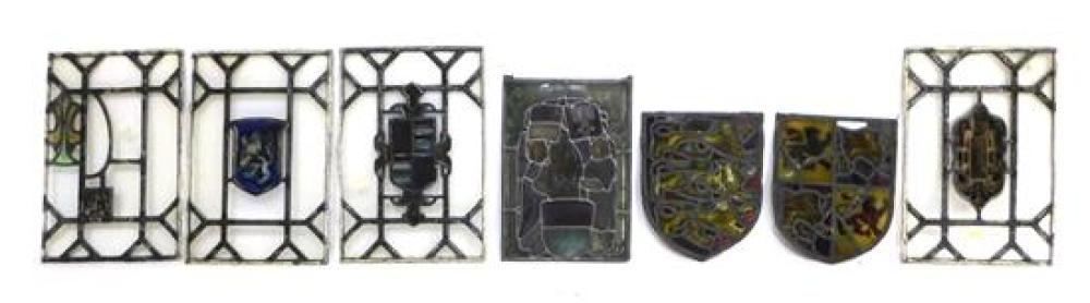 GLASS: SIX LATE 19TH/EARLY 20TH