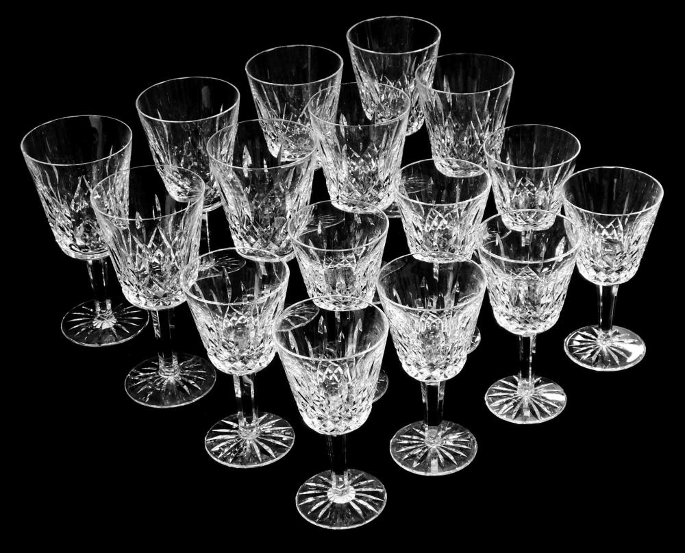 GLASS: SIXTEEN PIECES OF