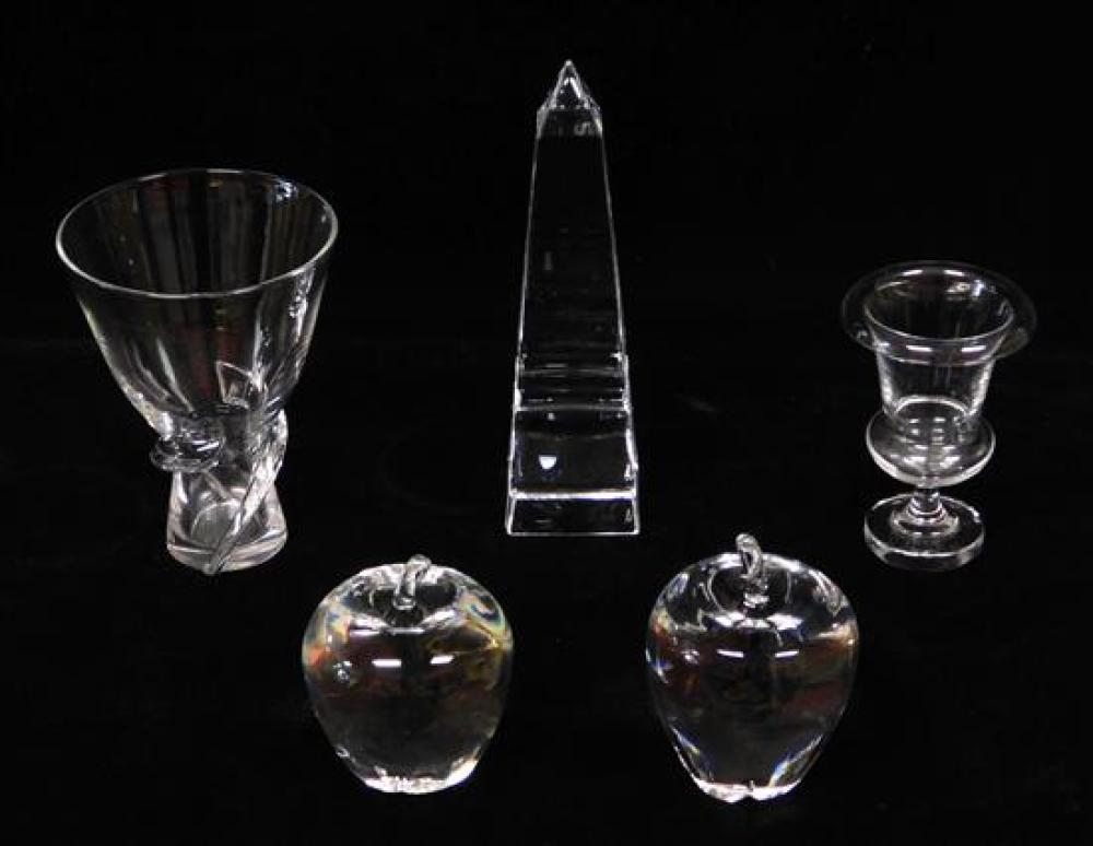 GLASS: STEUBEN CRYSTAL, 20TH C.,