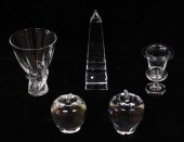 GLASS: STEUBEN CRYSTAL, 20TH C