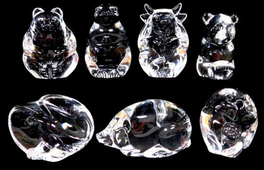 GLASS: STEUBEN, SEVEN CRYSTAL