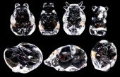 GLASS: STEUBEN, SEVEN CRYSTAL