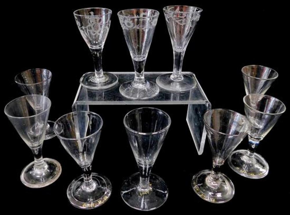 GLASS: TEN BLOWN DRINKING