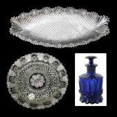 GLASS: THREE PIECES, INCLUDING
