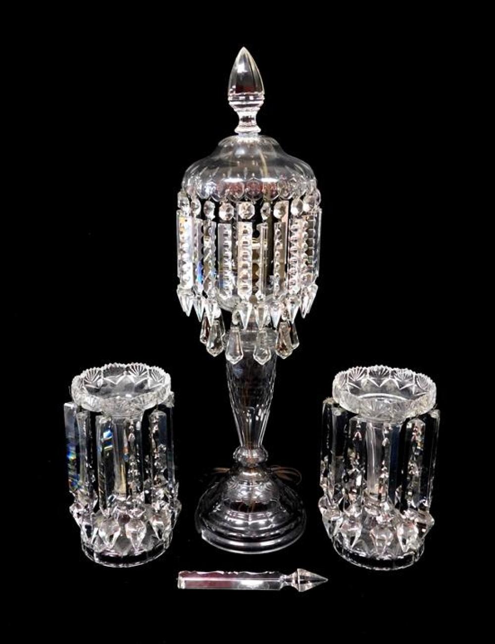 GLASS: THREE PIECES OF CUT