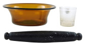 GLASS: THREE PIECES OF EARLY G