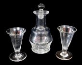 GLASS: THREE PIECES OF EARLY B