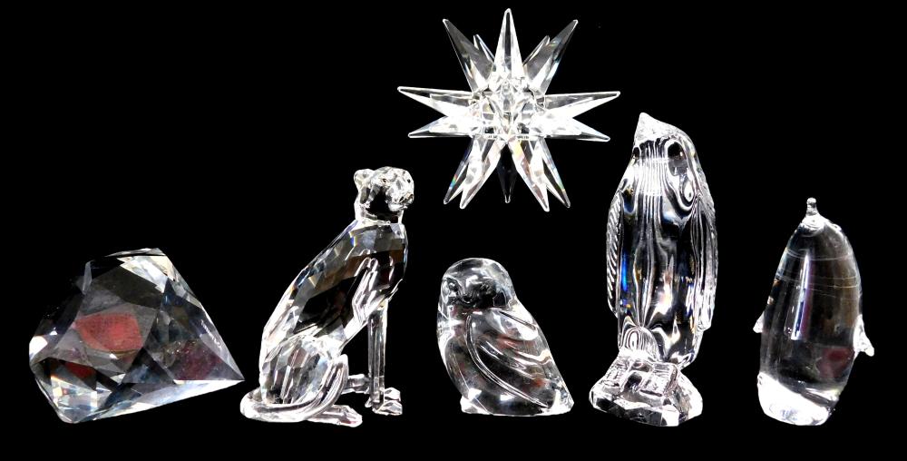 GLASS: TIFFANY & CO., SWAROVSKI,