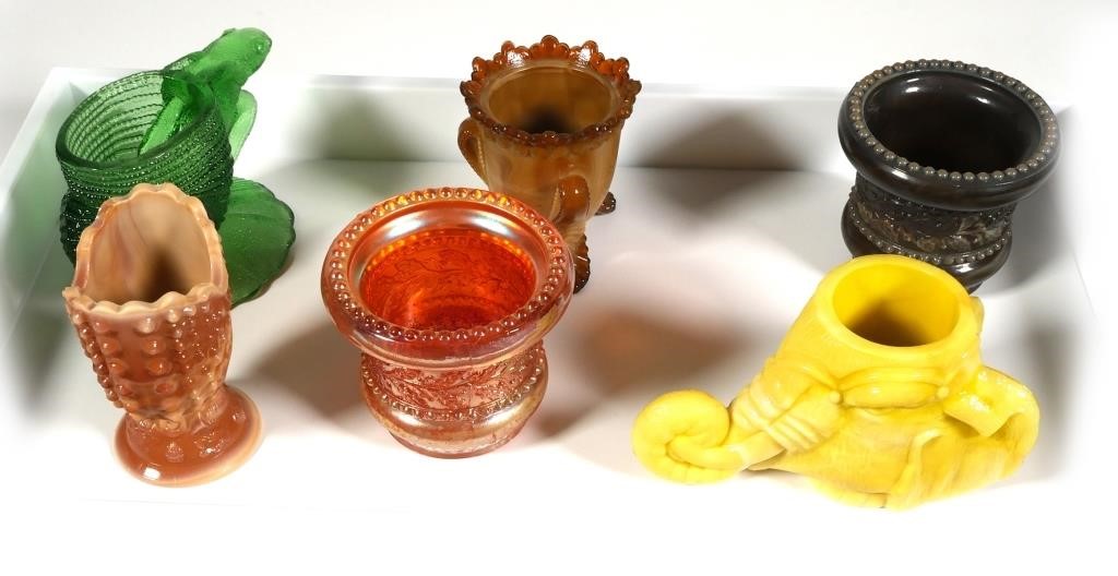 GLASS TOOTHPICK HOLDERS, INCL