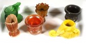 GLASS TOOTHPICK HOLDERS, INCL