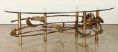 GLASS TOP COFFEE TABLE MANNER