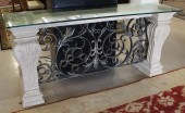 GLASS-TOP COMPOSITE STONE AND