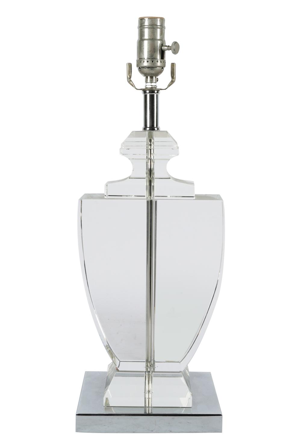 GLASS URN-FORM TABLE