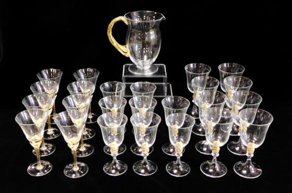 GLASS: VENETIAN GLASS STEMWARE