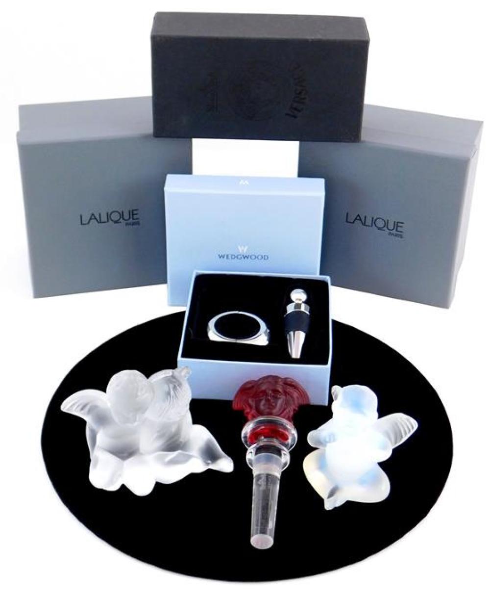 GLASS: VERSACE, LALIQUE AND