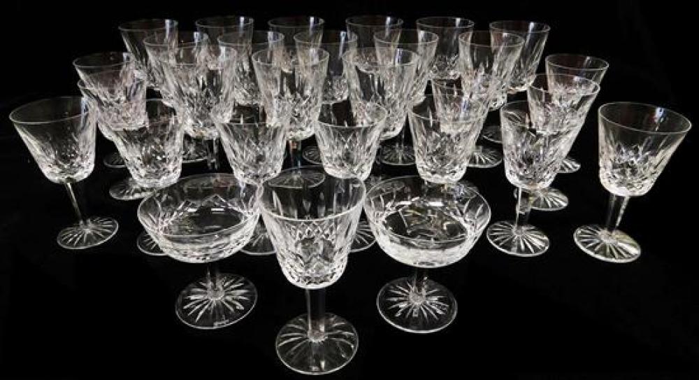 GLASS: WATERFORD CUT CRYSTAL,