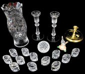 GLASS: WATERFORD CUT CRYSTAL,
