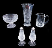 GLASS: WATERFORD, ETC., FIVE P