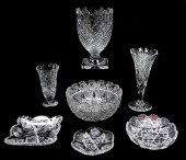 GLASS: WATERFORD, ETC., SEVEN