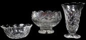 GLASS: WATERFORD, ETC., THREE