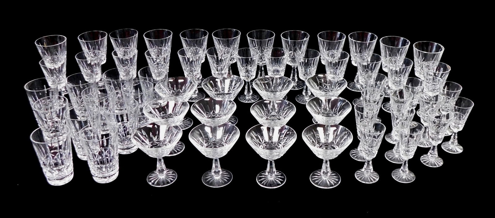 GLASS: WATERFORD "KYLEMORE" PATTERN